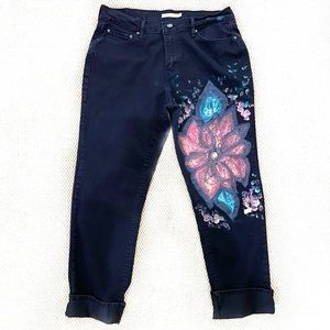 Vintage custom painted Levi’s Jeans